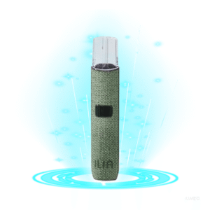 ILIA哩亞電子煙布紋款一代主機 換彈式霧化杆【布紋綠】