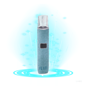 ILIA哩亞電子煙布紋款一代主機 換彈式霧化杆【布紋藍】