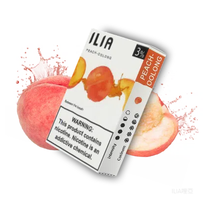 ILIA哩亞電子菸一代煙彈 通配一代主機【蜜桃烏龍】
