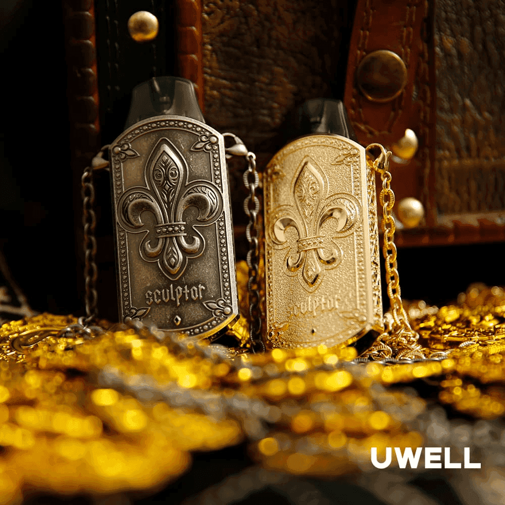 UWELL SCULPTOR電子煙雕塑家 11W電鍍金屬雕刻空倉煙彈:圖片 2